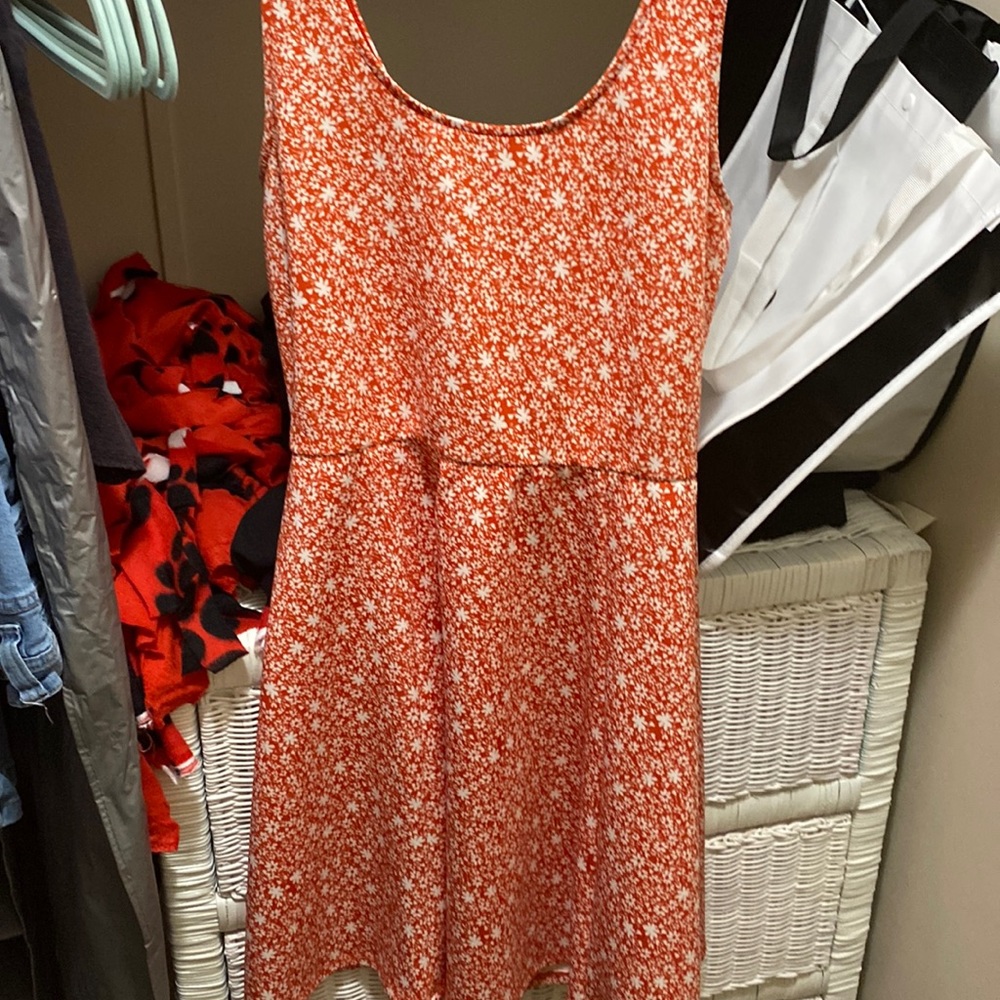 Flower print dress